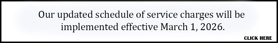 Updated Service Charges